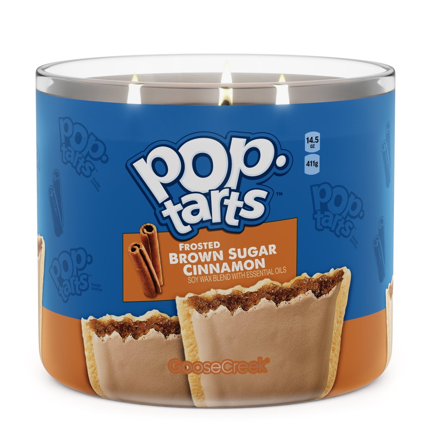 Frosted Brown Sugar Cinnamon Pop-Tarts 3-Wick Candle