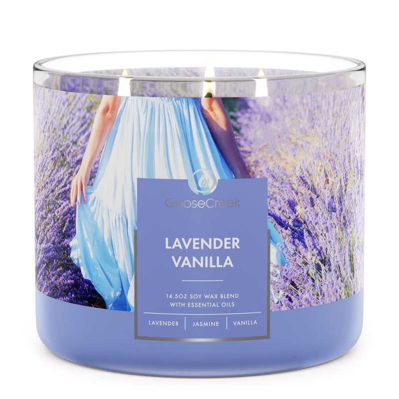 Lavender Vanilla  3-Wick Candle 869qt z3757