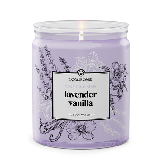 Lavender Vanilla Odor Eliminating 7oz Single Wick Candle