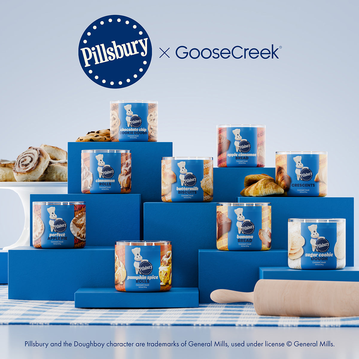 Sugar Cookie Dough 3-Wick Pillsbury Candle